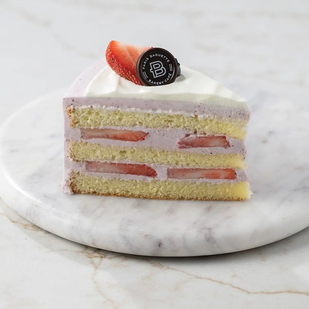 Blueberry Yogurt Cake Slice at Paris Baguette Milpitas