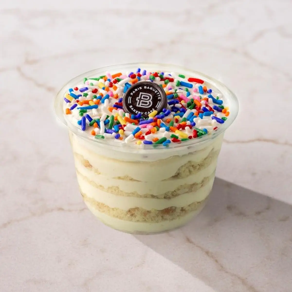 Celebration Cake Cup at Paris Baguette Milpitas