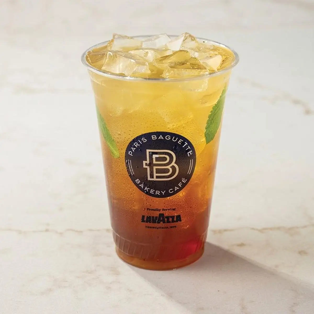 Fresh Mint Lemonade: Peach Arnold Palmer at Paris Baguette Milpitas