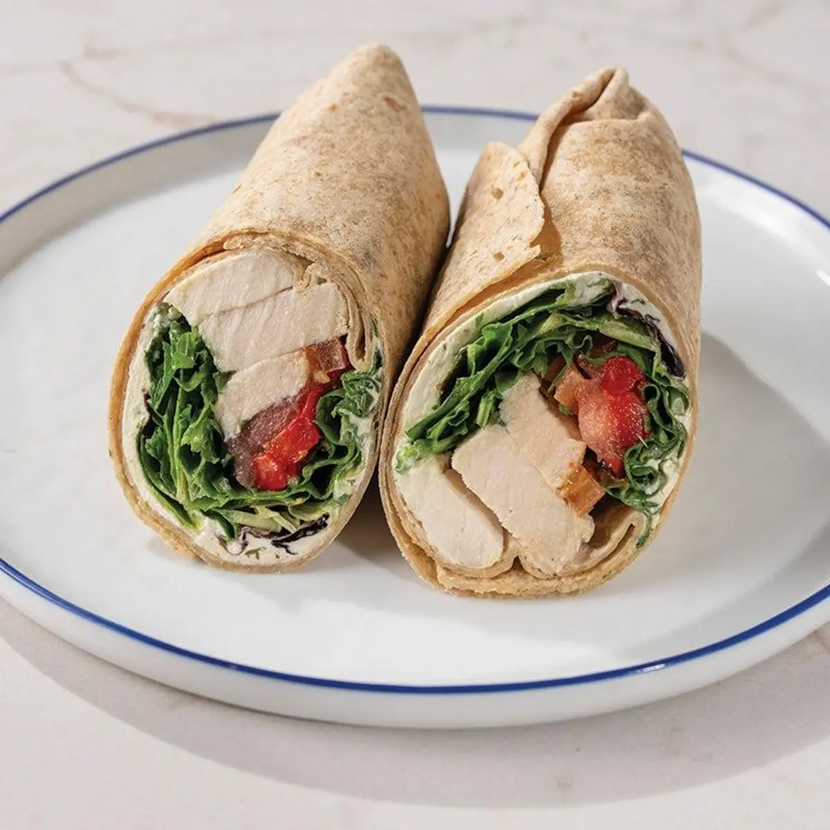 Grilled Chicken & Boursin® Garlic Cheese Wrap at Paris Baguette Milpitas