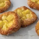 Pineapple Brulee Pastry at Paris Baguette Milpitas