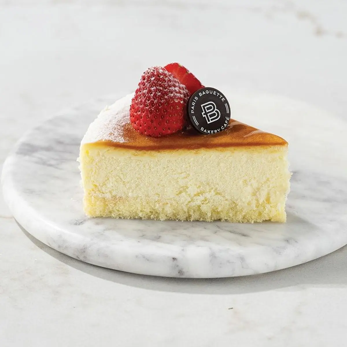 Soufflé Cheesecake Slice at Paris Baguette Milpitas