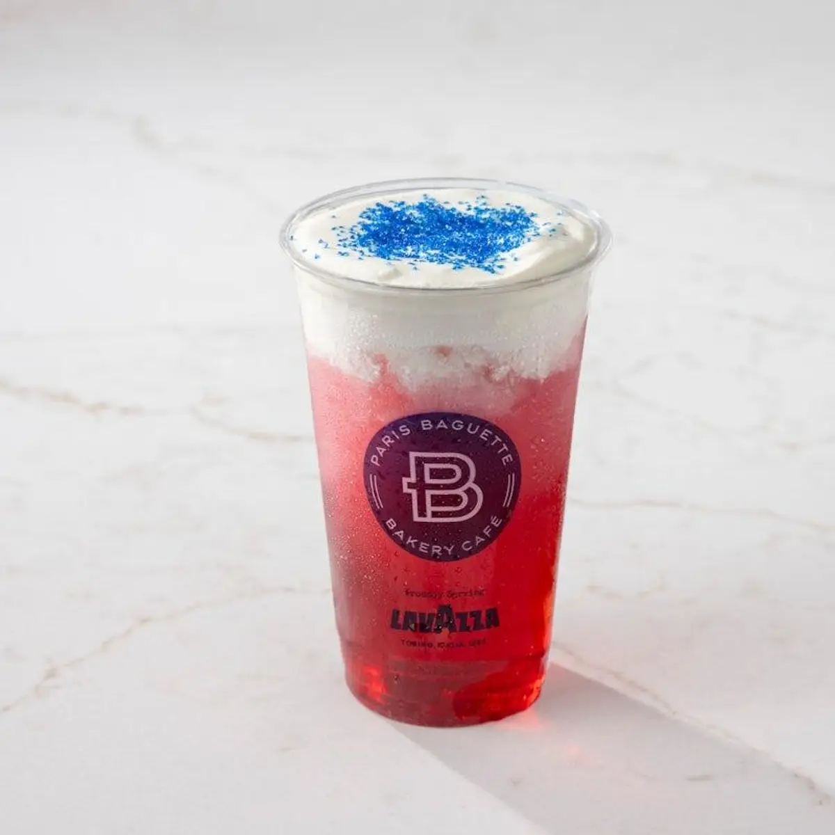 Watermelon Sweet Cream Energy Infusion at Paris Baguette Milpitas