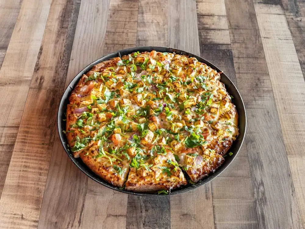 Karahi Paneer Pizza at Parktown Pizza Company
