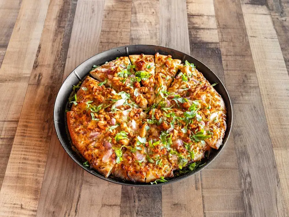 Tandoori Chicken Pizza at Parktown Pizza Company