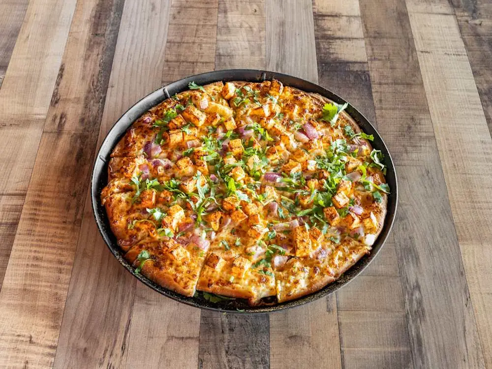 Tandoori Paneer Pizza at Parktown Pizza Company