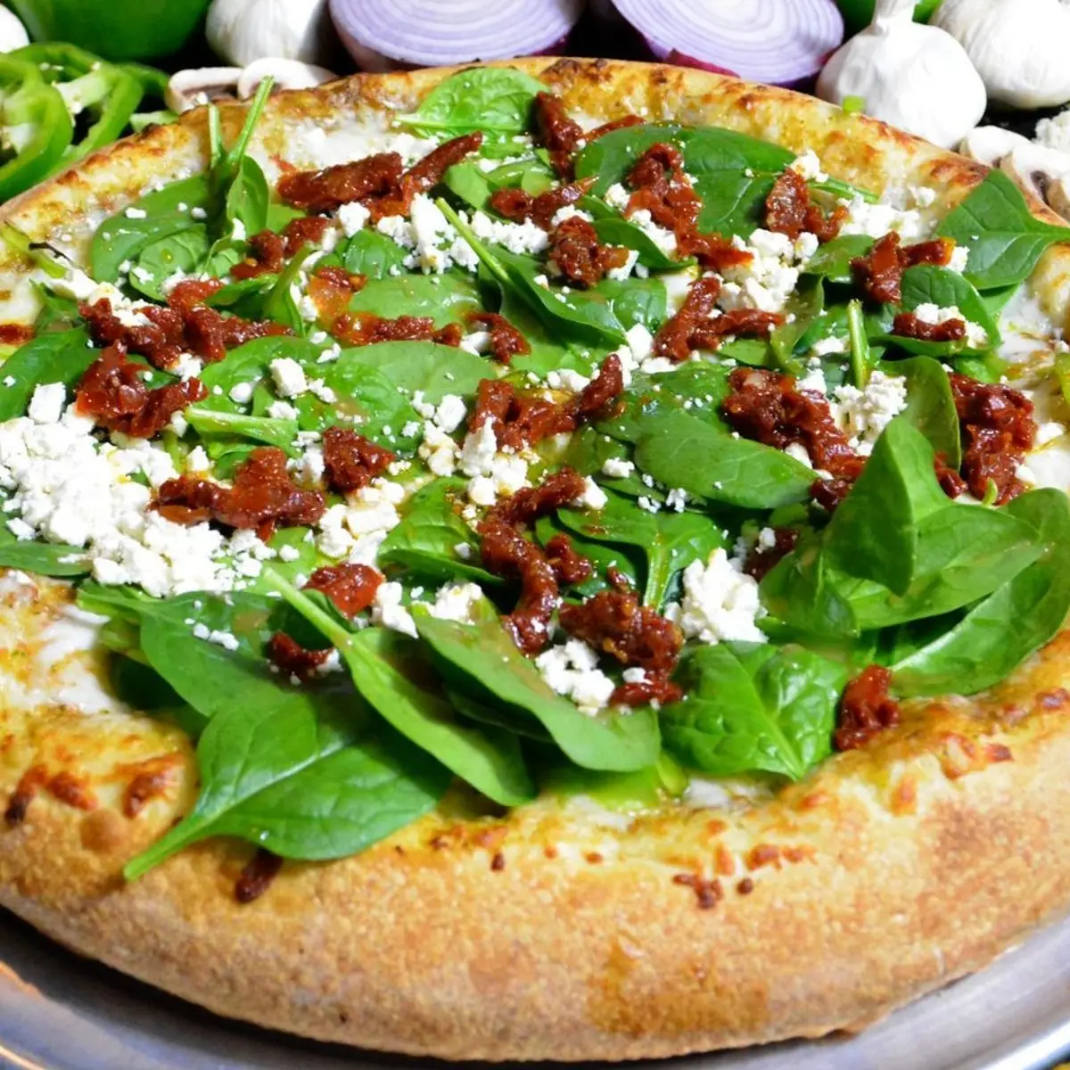 Greek Isle (Veggie) at Stuft Pizza Milpitas