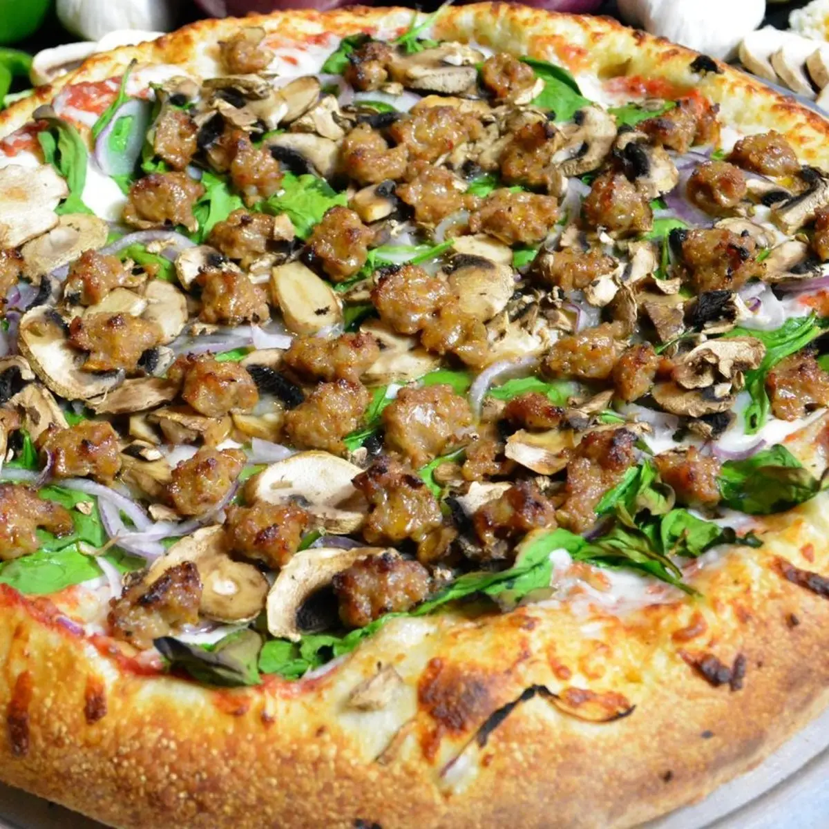Popeye's Special at Stuft Pizza Milpitas