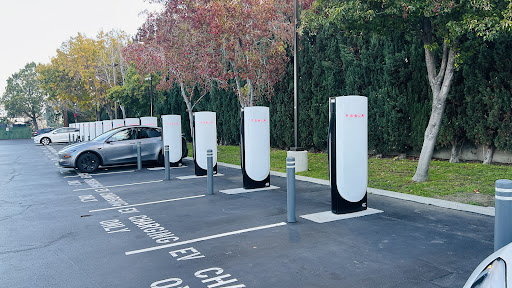 Tesla Supercharger — Electric Vehicle Charging Station in Milpitas, CA