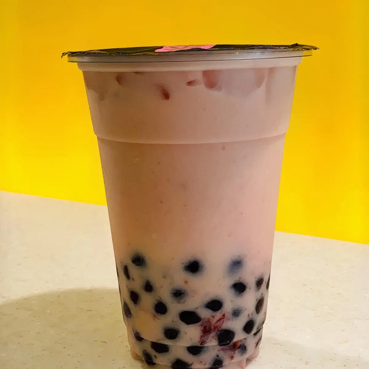 Strawberry Milk Tea at Tea Era