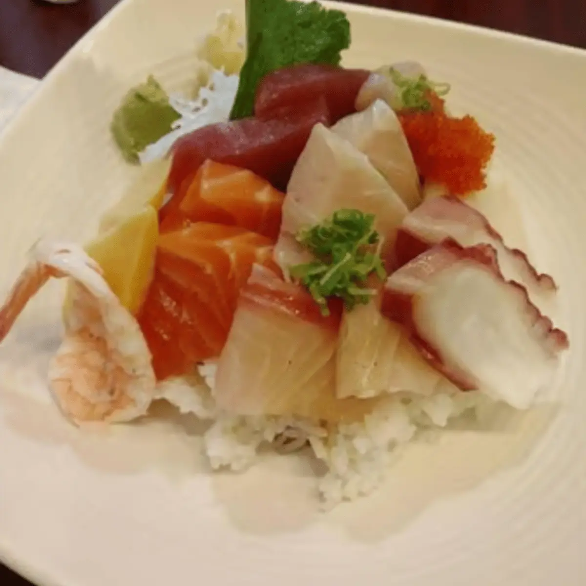 Chirashi at O' Sushi Newark