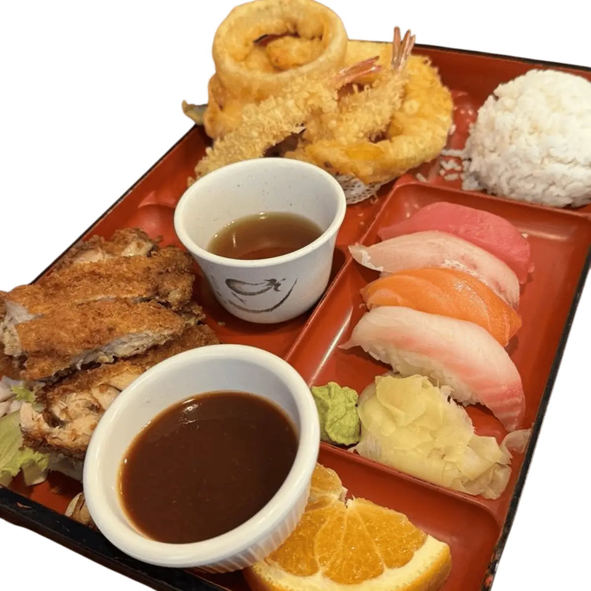 Sushi bento at O' Sushi Newark