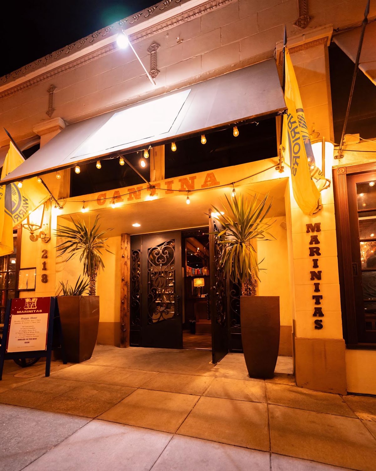Recurring happy hour at Marinitas