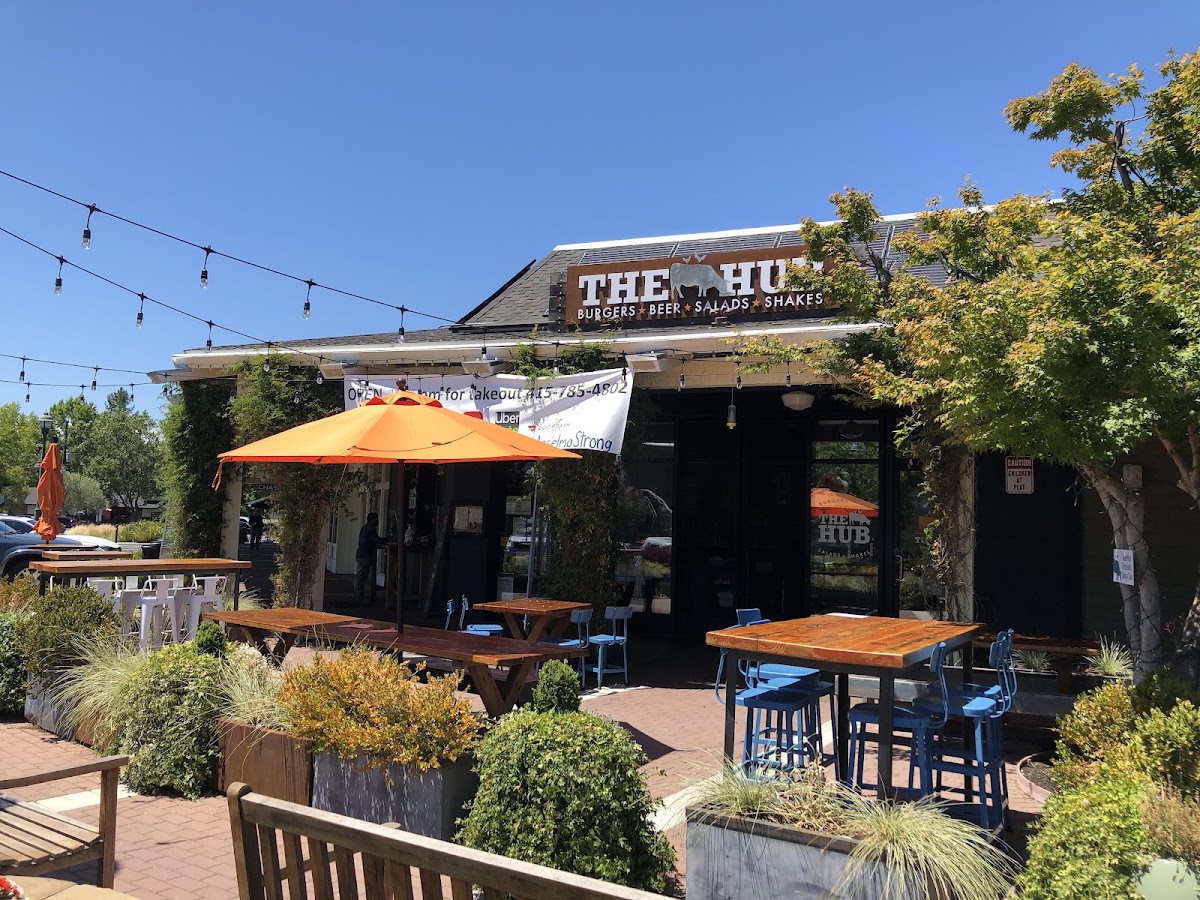 Weekday happy-hour menu at The Hub
