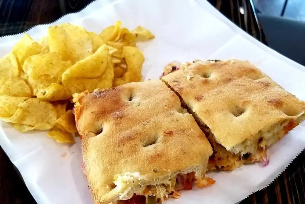 Cheesy Chicken Sandwich at Its a Grind Coffee House