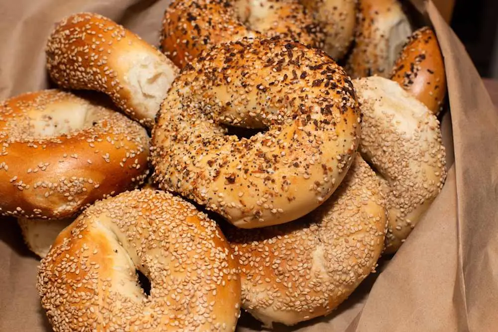 Egg ＆ Cheese Bagel Sandwich (On New Yorker Bagels) at Its a Grind Coffee House