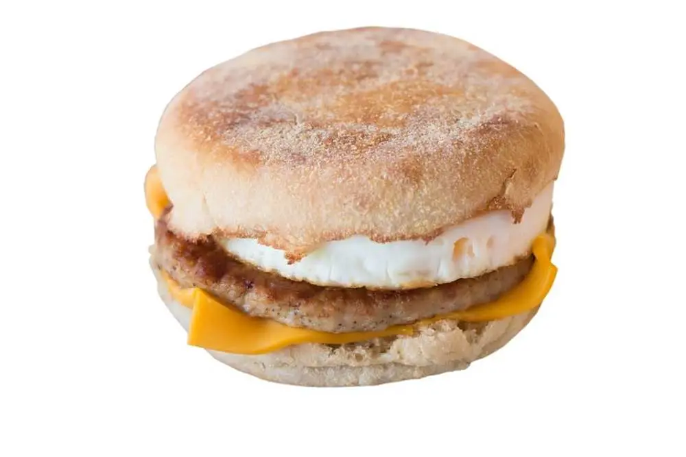 English Muffin Breakfast Sandwich at Its a Grind Coffee House