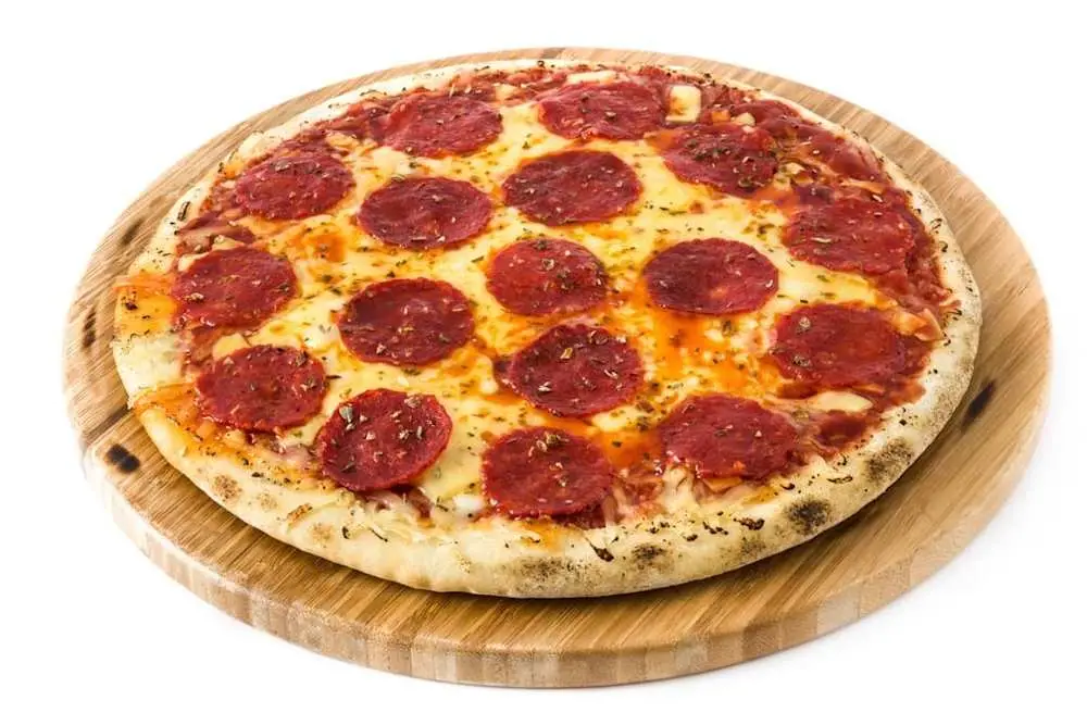 Gourmet Pepperoni Pizza 8" at Its a Grind Coffee House