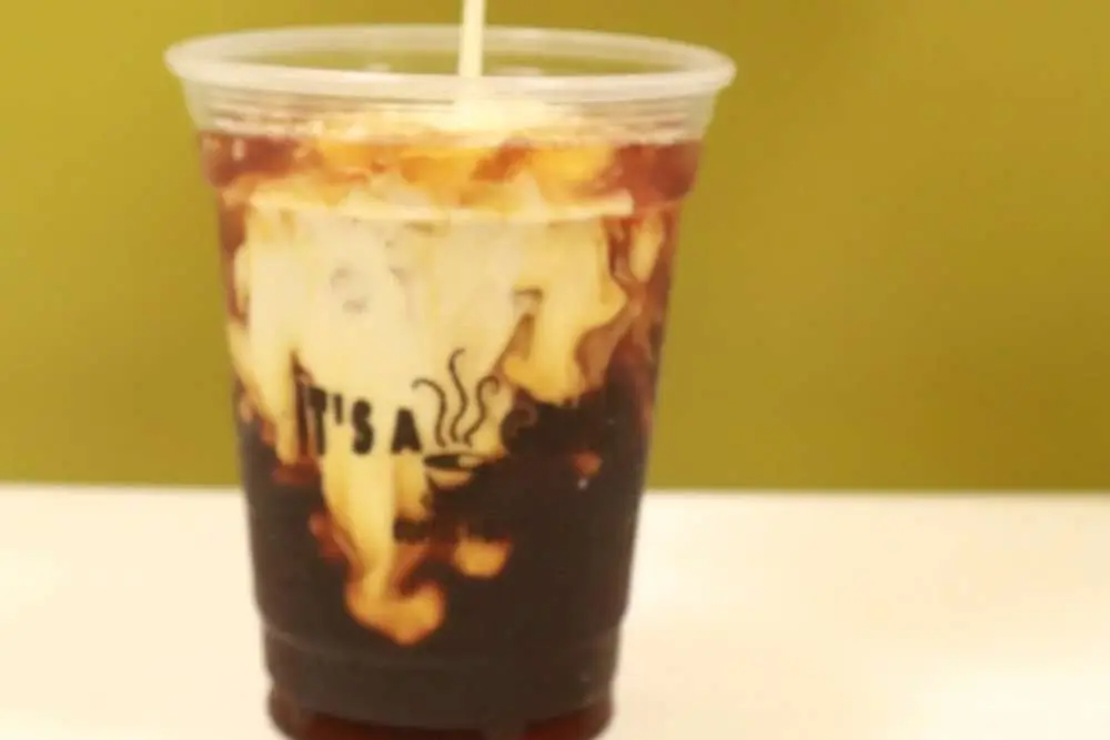Iced Cold Brew at Its a Grind Coffee House