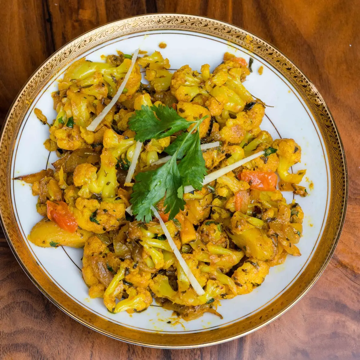 Aloo Gobi at Kabila Restaurant