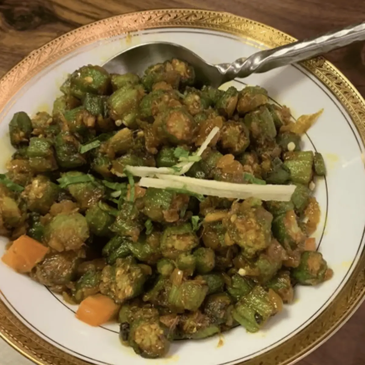 Dhaba Bhindi at Kabila Restaurant