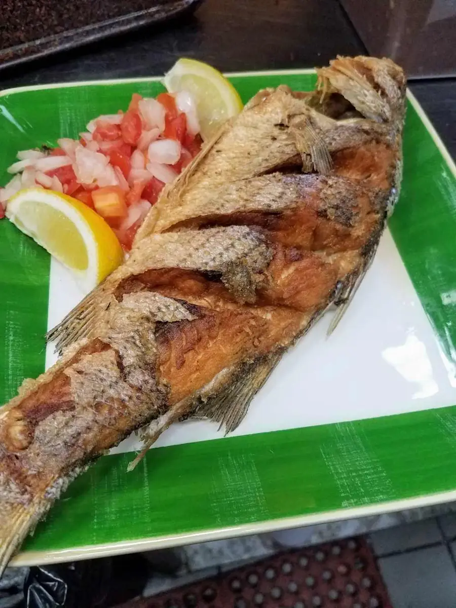 Bass Fried at Tribu Grill