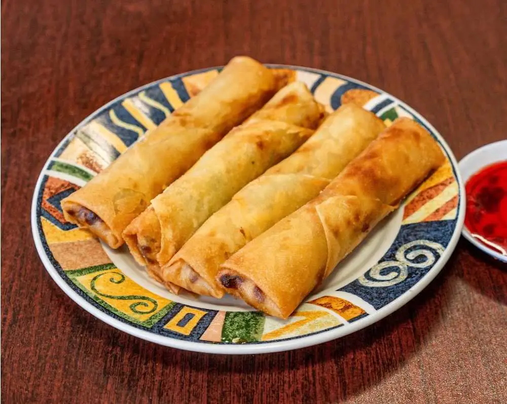 Egg Rolls(4) at Uncle Yu Restaurant
