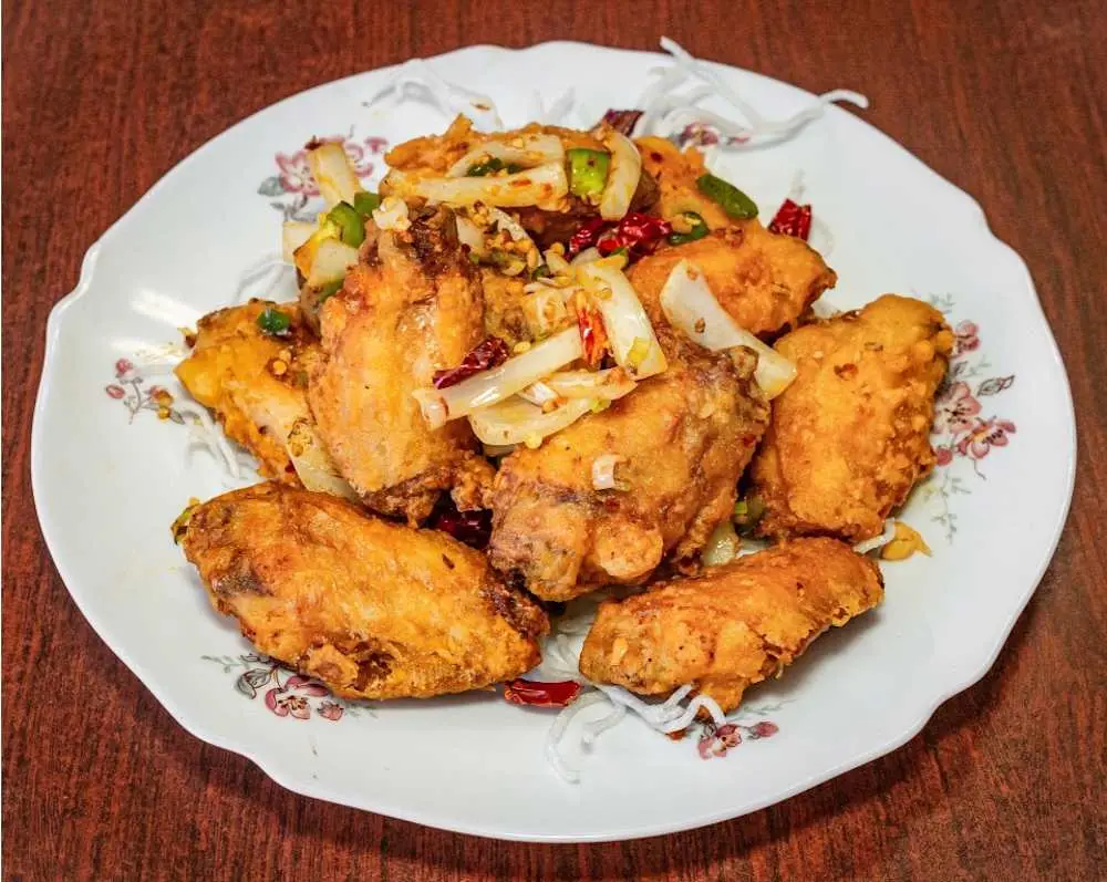 Fried Chicken Wings(12) at Uncle Yu Restaurant