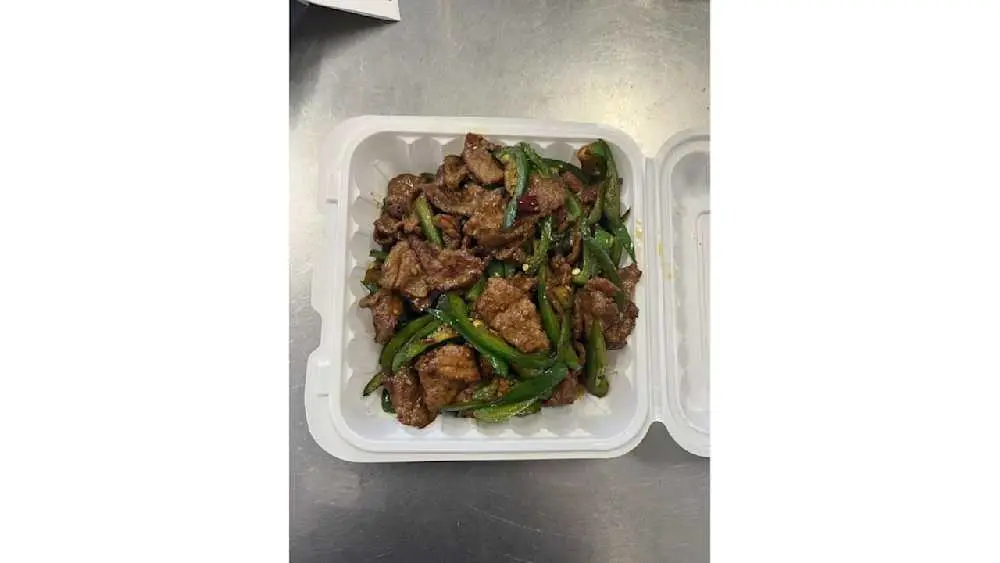 Jalapeno Beef at Uncle Yu Restaurant