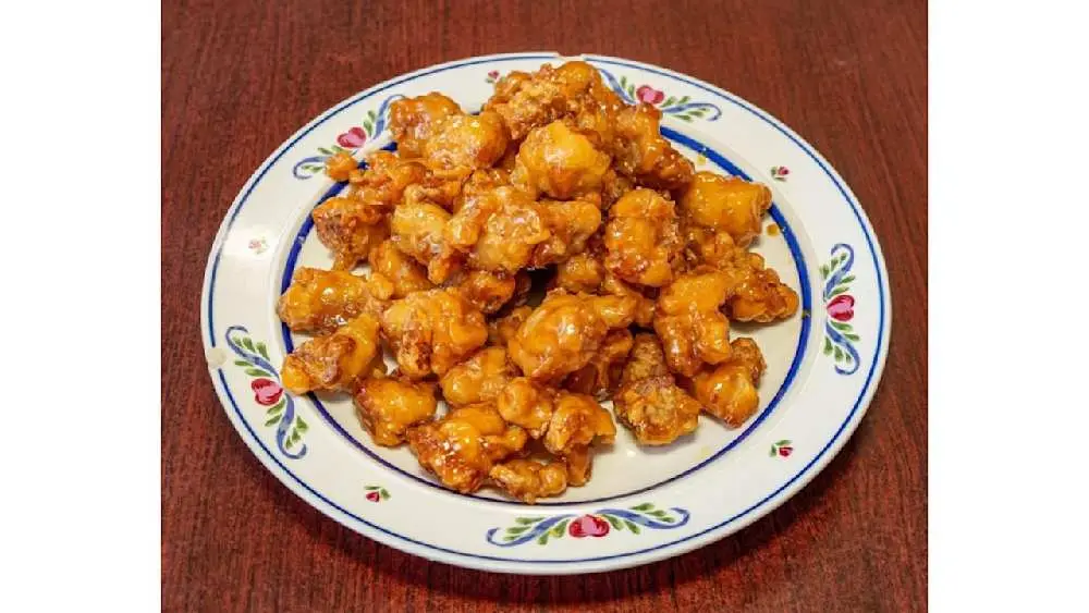 Orange Chicken Rice at Uncle Yu Restaurant