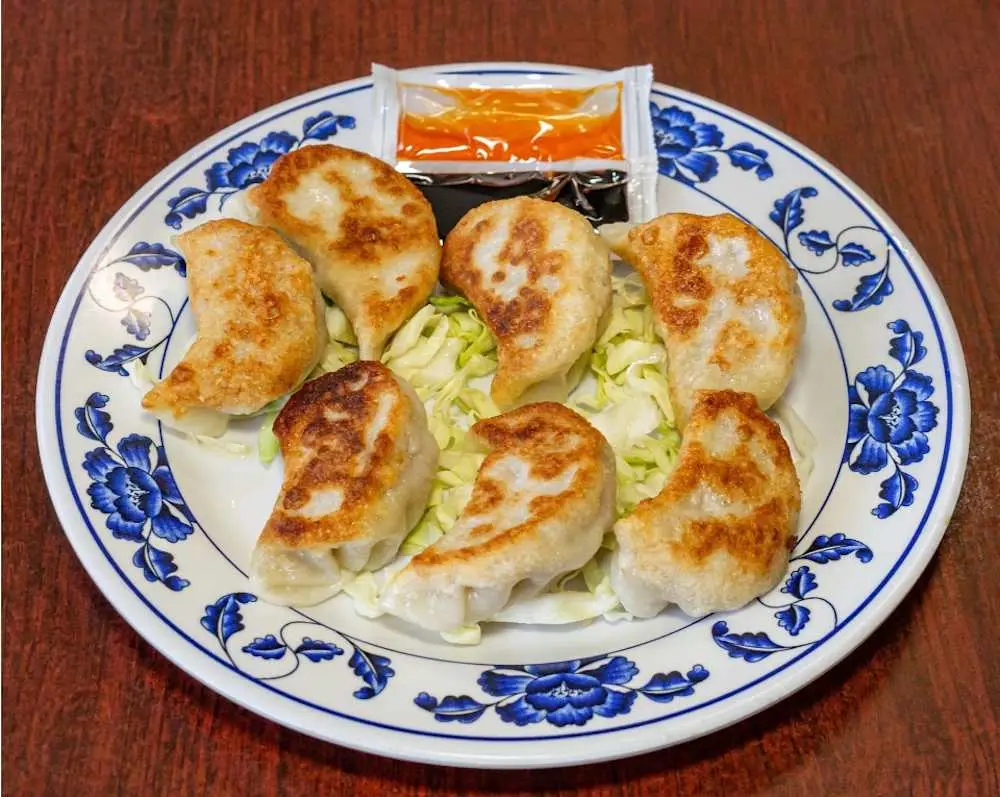Pork Pot Stickers(7) at Uncle Yu Restaurant